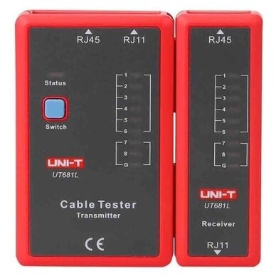 Testeris tinklo kabeliui UNI-T, UT681L Testeris tinklo kabeliui UNI-T, UT681L