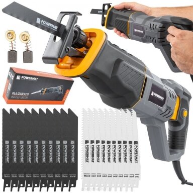 Tiesinis pjūklas 1800W Powermat, PM1278 Tiesinis pjūklas 1800W Powermat, PM1278