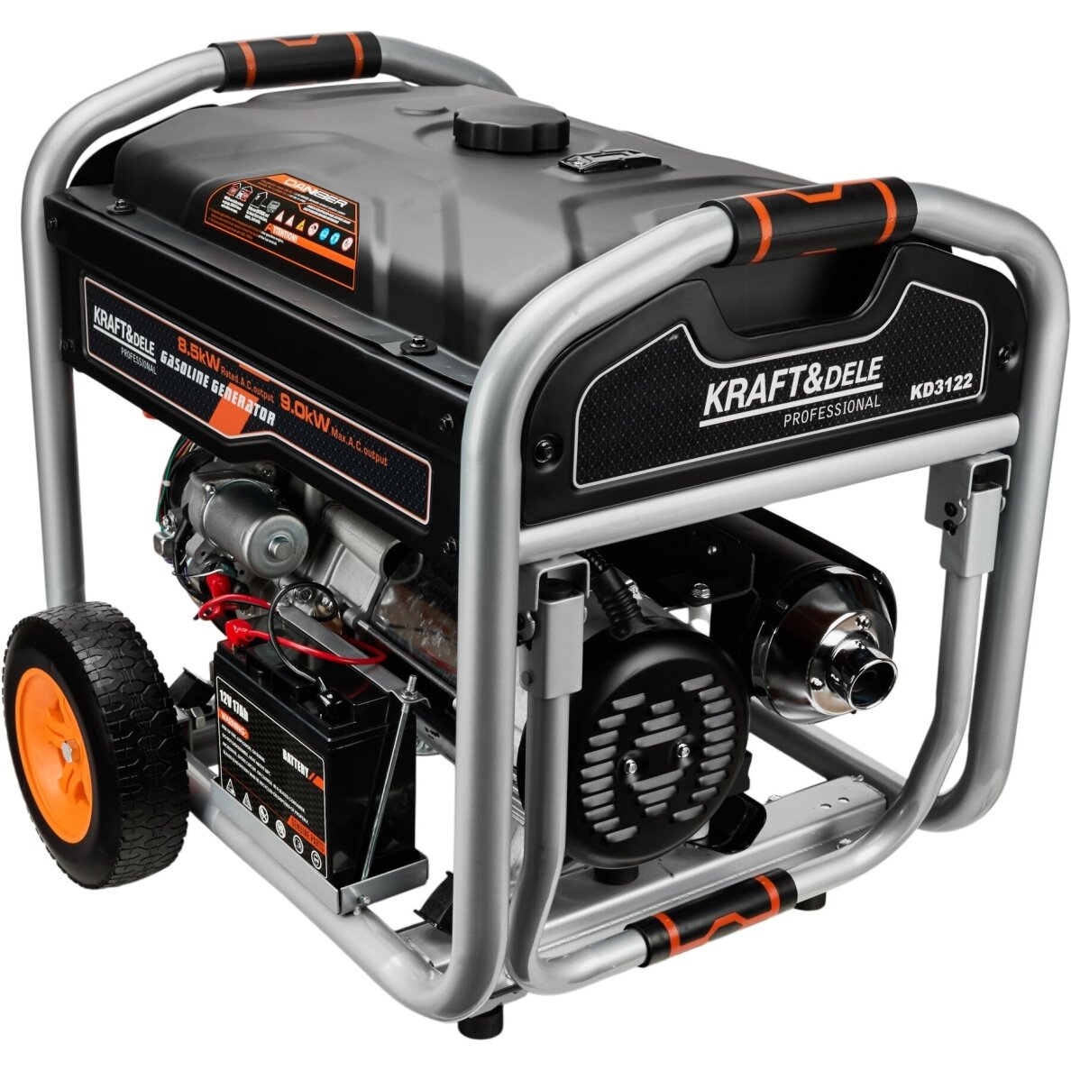Trifazis elektros generatorius 9kW Kraft&Dele, KD3122 4