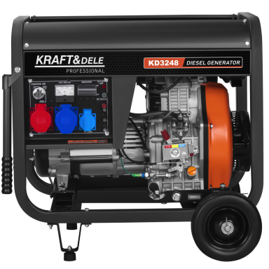 Trifazis dyzelinis elektros generatorius 7kW Kraft&Dele, KD3248
