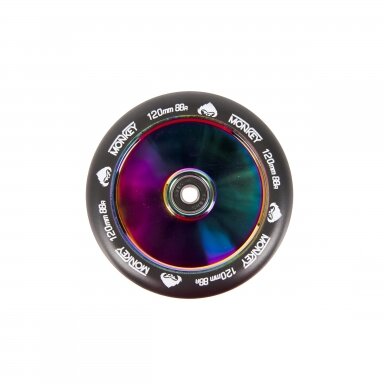 Triukinio paspirtuko ratukas Monkey Hollowcore neochrome 120mm Triukinio paspirtuko ratukas Monkey Hollowcore neochrome 120mm