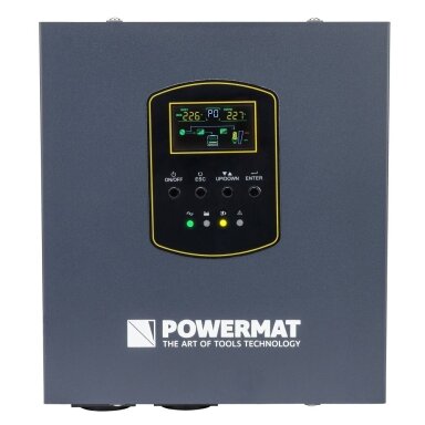 UPS LCD 1500VA 1200W avarinis maitinimo šaltinis centrinio šildymo krosnies PM-UPS-1500MW
