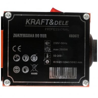 Vamzdžių lituoklis Kraft&dele KD3072 7 Vamzdžių lituoklis Kraft&dele KD3072 7
