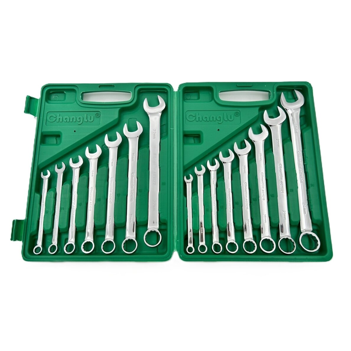 Veržliarakčių kombinuotų rinkinys (15vnt)(8-24mm) Veržliarakčių kombinuotų rinkinys (15vnt)(8-24mm)
