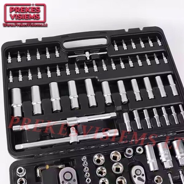 Veržliarakčių rinkinys „RANGERS“ 1/2„ 1/4“ 3/8“ TORX antgaliai CrV 171 vnt. RS-018 2 Veržliarakčių rinkinys „RANGERS“ 1/2„ 1/4“ 3/8“ TORX antgaliai CrV 171 vnt. RS-018 2