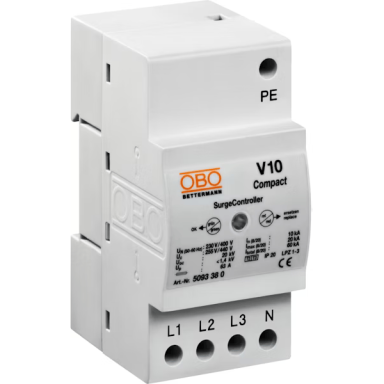 Viršįtampių ribotuvas V10 compact C+D/3+NPE 5093380 Viršįtampių ribotuvas V10 compact C+D/3+NPE 5093380
