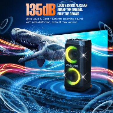 W-King T12 nešiojama kolonėlė 270W RMS 370W Max 3