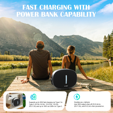 W-King T8 II Nešiojama Bluetooth kolonėlė 3 W-King T8 II Nešiojama Bluetooth kolonėlė 3