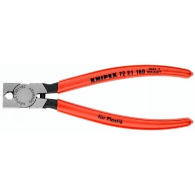 Žnyplės plastikui 160mm KNIPEX